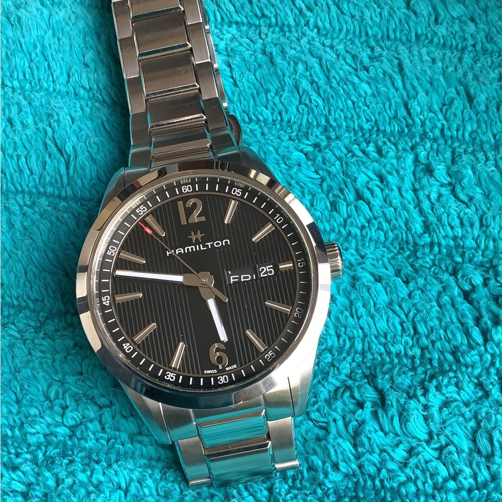 Mens HAMILTON BIG and NICE stainless steel watch💥💥 - Picture 2 of 15